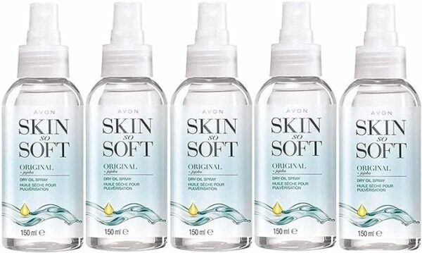 Avon Skin So Soft Original Dry Oil Body Spray 150 ml - Pack of 5